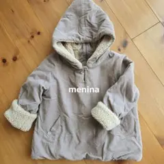 オシャレ◆menina◆ コーデュロイ ボア フード付きアウター