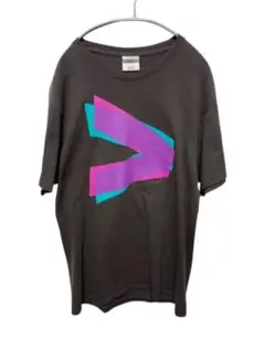 US古着　PORT グラフィックTシャツ 黒　半袖　M