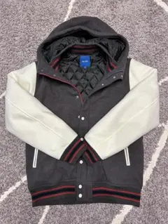 BEAMS フリース スタジャン フード付き L