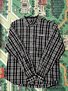 古着　XLARGE チェック柄 長袖シャツ ボタンダウン XLのサムネイル