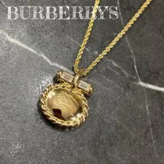 BURBERRY バーバリー ホース 馬上の騎士 ゴールド コイン ネックレス