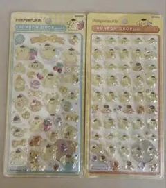 【正規品】ボンボンドロップシール　サンリオ　第2弾　ミニ　ポムポムプリン　セット