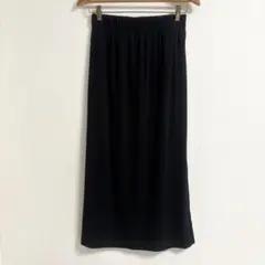 【 GU 】Lサイズ 黒 スリット入り タイトスカート