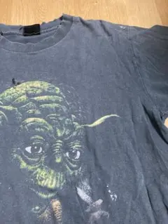 L 90s スターウォーズ ヨーダ フェード　Changes　Tシャツ ボロ