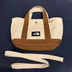 【韓国限定】ノースフェイス　2WAY ミニ　ショルダー　トートバッグ キャメル