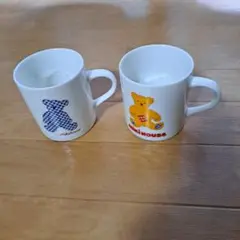 ミキハウス テディベア マグカップ 2個　未使用