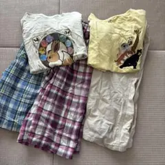 130 ポケモン イーブイ グラニフ Tシャツ ハーフパンツセット