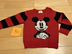 ミッキーマウス ニットセーター 90cm