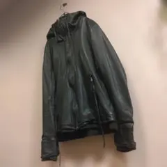 フード レザージャケット