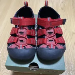 【人気】KEEN ベビーサンダル レッド 14.5cm