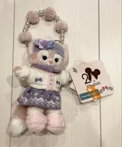 香港ディズニー 限定 リーナベル 20周年 クリスマス キーチェーン 冬限定