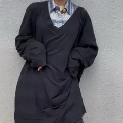 LIMI Feu リミフゥ オーバーサイズワンピース チュニック カットソーのサムネイル