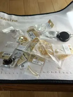 製作材料 レジン等デコパーツセット 処分 24日まで