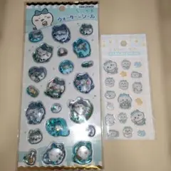 ハチワレ ウォーターインシール ベビー ミニミニぷっくりシール 2セット