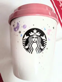 Starbucks☆スターバックス ホリデー2019キャニスター リボンリッドのサムネイル