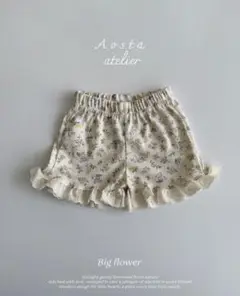 aosta Lサイズ 未使用　花柄　夏服　パンツ　ベビー服