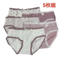 ❤️新品❤️ショーツ レディース 綿 パンツ 下着 柔らか 吸汗 通気性5枚セットのサムネイル