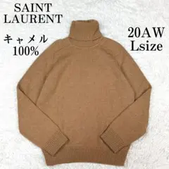 極美品 サンローラン キムタク、岩ちゃん着用モデル タートルネック ニット