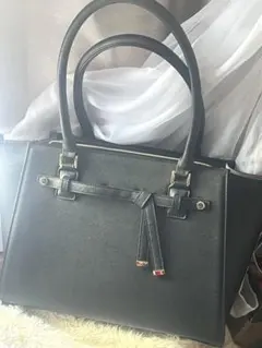 【LES MUSES】就活バッグ　A4・13インチPC対応　ブラック　AOKI