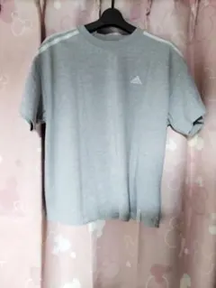 美品　adidas　レディース　 半袖 Tシャツ　グレー　M