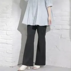 フレアパンツ　ストレッチパンツ　GU zara ユニクロ　韓国好きに
