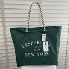 レスポートサック グリーン ニューヨーク トートバッグ