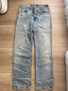 ZARA ライトブルー ストレートデニム　バギー