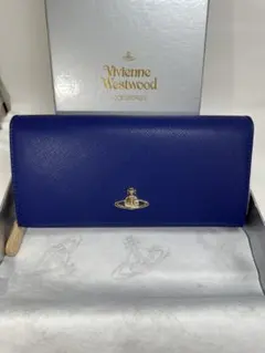 【未使用】Vivienne Westwood 長財布 ブルー