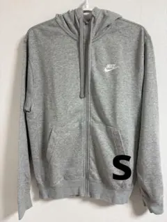 Nike グレー ジップアップパーカー　Ｓ