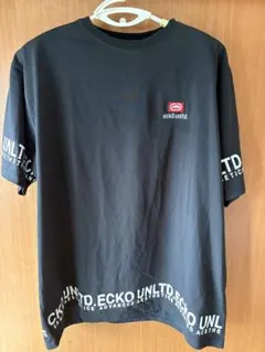 大きいサイズ6L ecko.unltd. ロゴ入り黒Tシャツのサムネイル