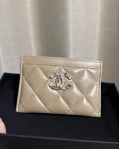 CHANEL シャネル 二つ折りがま口長財布 ココマーク キャビアスキン