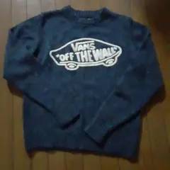美品❗VANS オフ・ザ・ウォール ニットSサイズ ネイビー