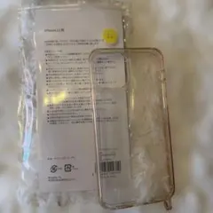 スリーコインズ　iPhone12 スマホカバー　クリア　携帯　シンプルのサムネイル