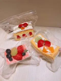 kikisquishy フルーツケーキセット★純泥 スクイーズ