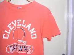 70s USA製 バータグ チャンピオン NFL ブラウンズ Tシャツ M