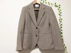 ベージュ テーラードジャケット