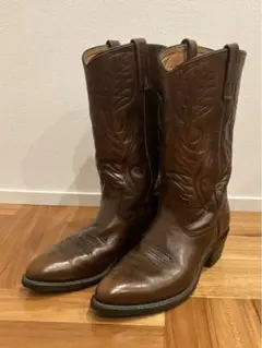 70s〜80s USA製 ヴィンテージ ペコスブーツ ウエスタンブーツ 27cm