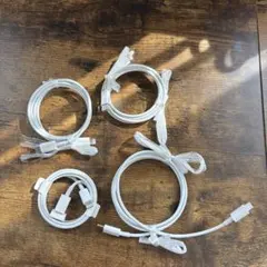 【未使用あり】USB-C - ライトニングケーブル 充電コード　×4