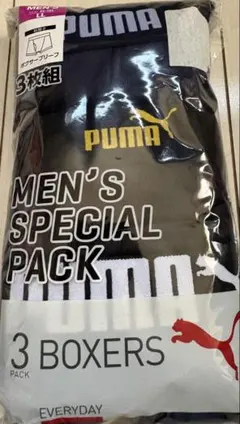 新品　 LL サイズ　PUMAプーマ ボクサーブリーフ 3枚組のサムネイル