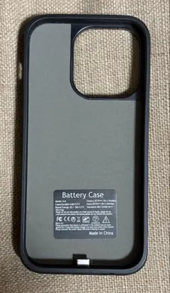 iPhone 15 Pro 対応 バッテリー内蔵ケース 6800mahスタンド付
