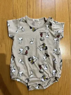 PEANUTS スヌーピー ロンパース カバーオール 70cm