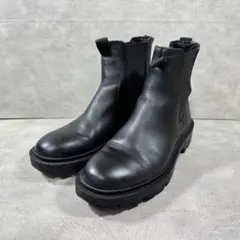 ZARA ザラ サイドゴアブーツ 黒 ブラック 37 24.0cm