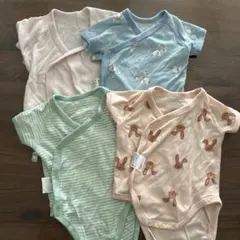 UNIQLO ベビーロンパース 60cm 4点セット
