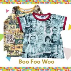 お値下げ♪ブーフーウー サンダーバード　Tシャツ 110cm 中古　記名スタンプのサムネイル