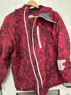 スノーボードウェア 女性用 赤色花柄