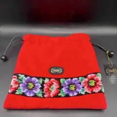 FEILER ポピーズ 巾着袋 花柄 コスメポーチにも◎