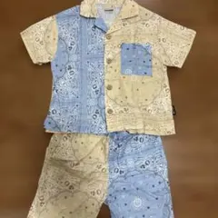 petit main ペイズリー柄 セットアップ 80cm