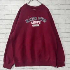 アメリカ古着 フルーツオブザルーム スウェット トレーナー レッド L