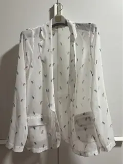 【BCBG】 レースブルゾン シースルー レース