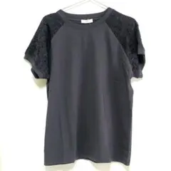 【新品】navy　Tシャツ　L　チャコール　綿100 マックハウスのサムネイル